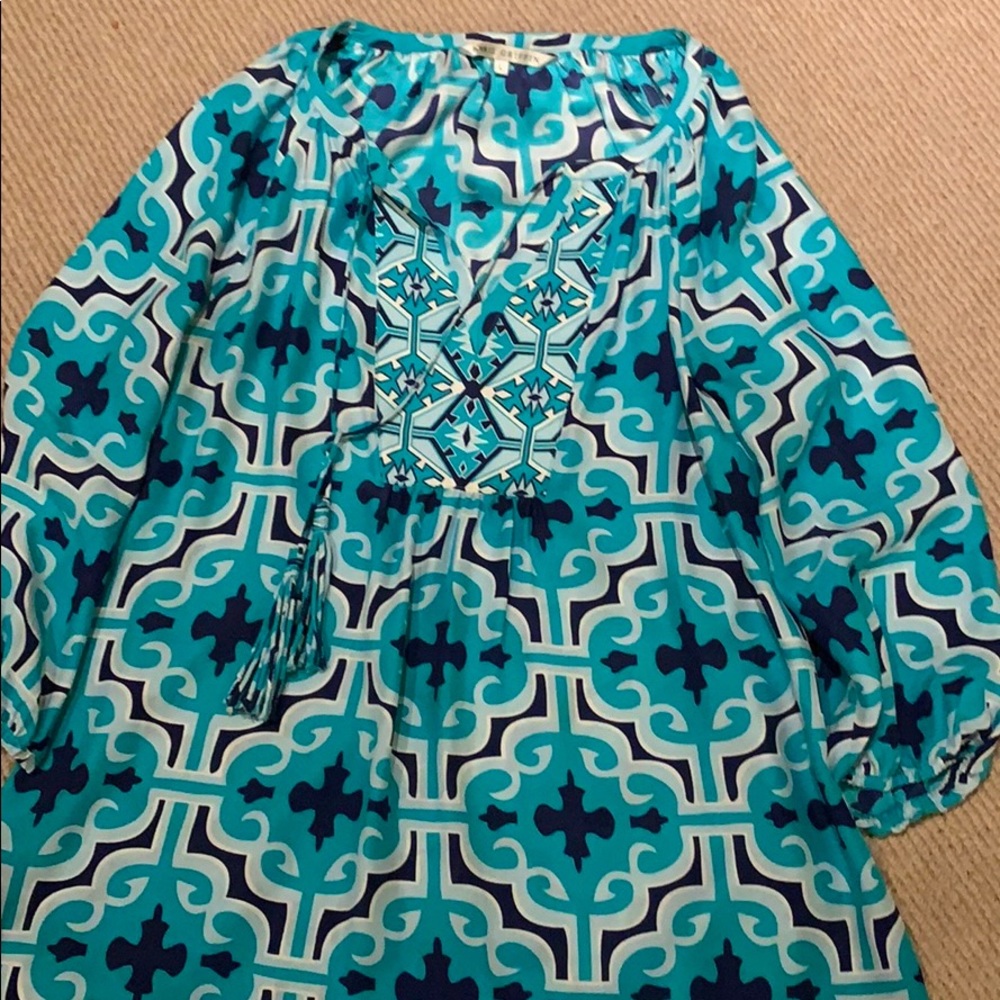 Designer annie griffin silk blouse for fall